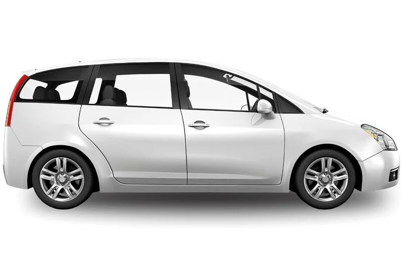 Minivan von der Seite